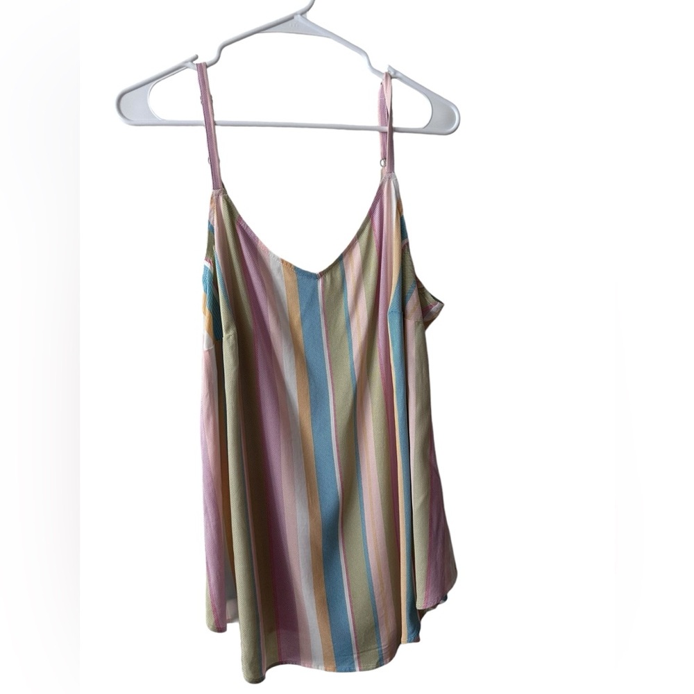 Torrid striped spaghetti strap blouse